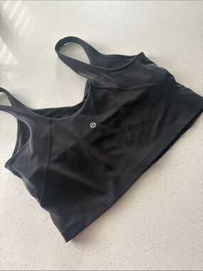 Lululemon Black crop top/ bra